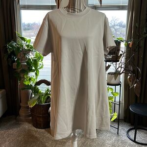 Beige Lululemon midi dress
